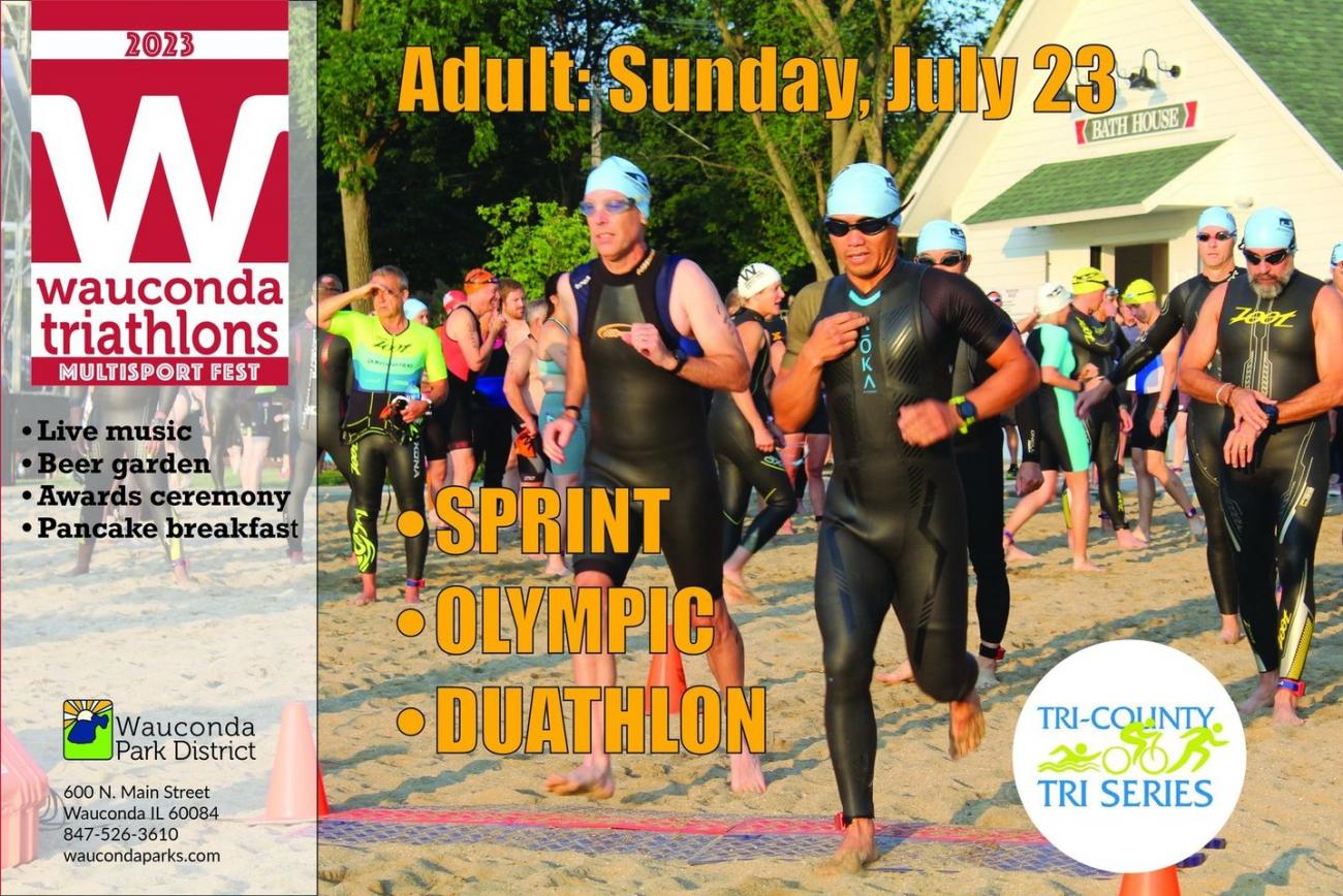 Wauconda Triathlons 2023 Adult Race & Post Race Fest!
